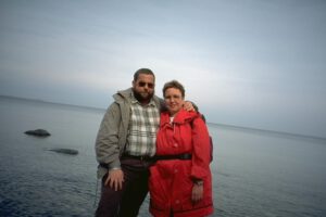 1995 - am Strand von Lohme auf der Insel Rügen