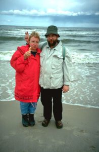 1998 - am Strand von Heringsdorf auf der Insel Usedom